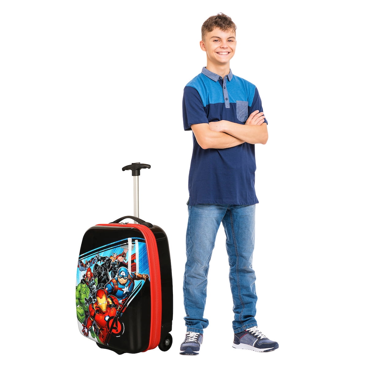 Marvel Avengers Group Shot Youth 16.5" 2-Wheel Luggage