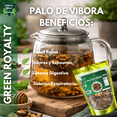 thumbnail image 4 of Green Royalty Palo de Víbora Bark – Premium Herbal Bark Tea | Wild-Harvested | Loose Cut | Natural Infusion | 4 oz, 4 of 5