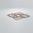 thumbnail image 4 of Ekena Millwork 15 3/8"W x 15 3/8"H x 1/4"T Medium Norwood Decorative Fretwork Wood Wall Panels, Hickory, 4 of 18
