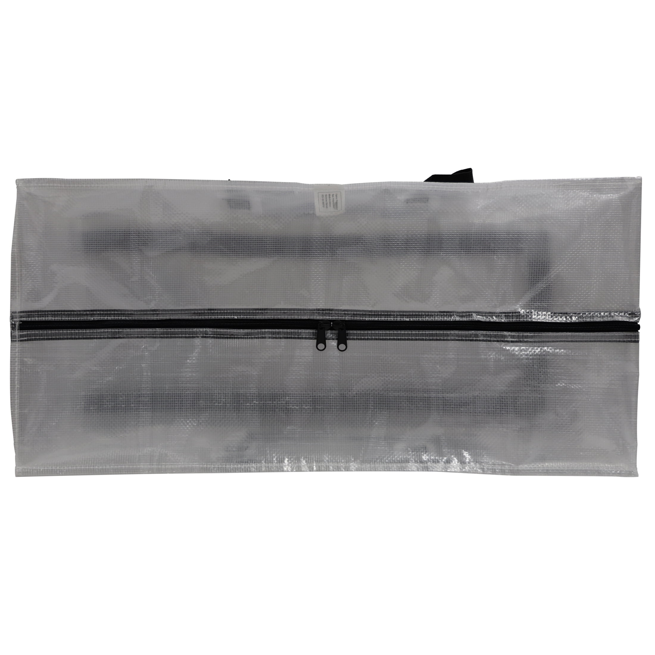 Mainstays Heavy Duty 20 Gallon Clear Storage and Moving Bag with Dual Handles and Straps