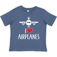 thumbnail image 3 of Inktastic Plane I Love Airplanes Boys or Girls Toddler T-Shirt, 3 of 5