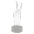 thumbnail image 4 of 3W Finger Yes Night Light Acrílico Visual Lámpara Decoraciones Style03 Estilo03 Zulema Luz de noche de acrílico óptico 3D, 4 of 8