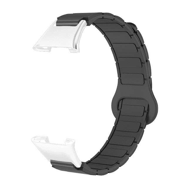 YJD Magnetic Loop Strap Fit For Xiaomi Mi Band 7 Pro Armor Style Quick Release Washable Silicone Smartwatch Band for Man Woman Bracelet