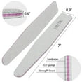50 Pieces 100/180 Nail Files Bulk Emery Boards for Nails Finger Nail