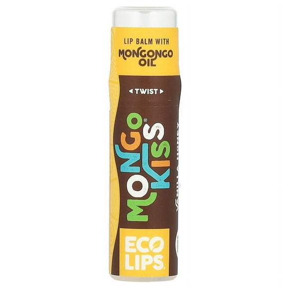 Eco Lips Organic Mongo Kiss Lip Balm Vanilla Honey 0.25 oz