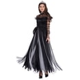 thumbnail image 2 of FASHOFT Adult Halloween Costumes Vampire Dark Gothic Style Cosplay Outfit Scary Theme Party Stage Performance Fancy Dress Up Halloween Costume L, 2 of 2