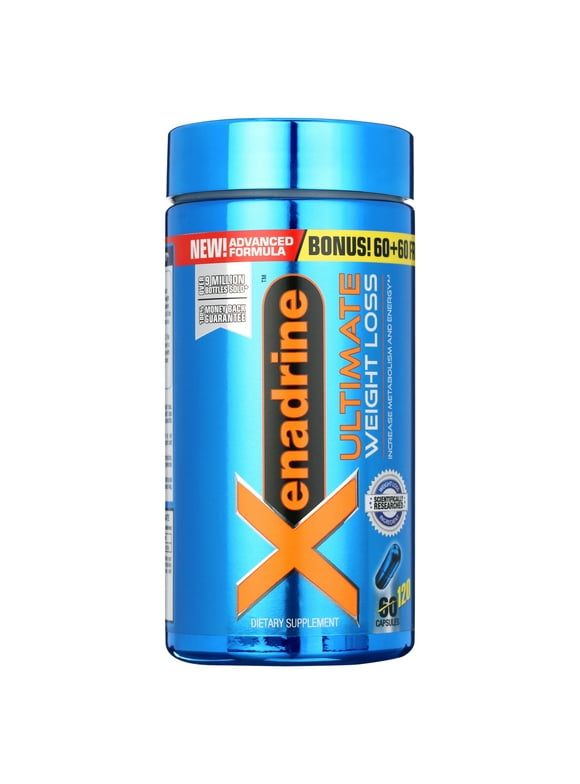 Xenadrine Ultimate Weight Loss Supplements, Increased Metabolism & Energy 120 Pills