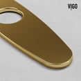 thumbnail image 4 of VIGO 10 in. Kitchen Sink Faucet Hole Cover Deck Plate For 1 or 3 Hole in Matte Brushed Gold, 4 of 9
