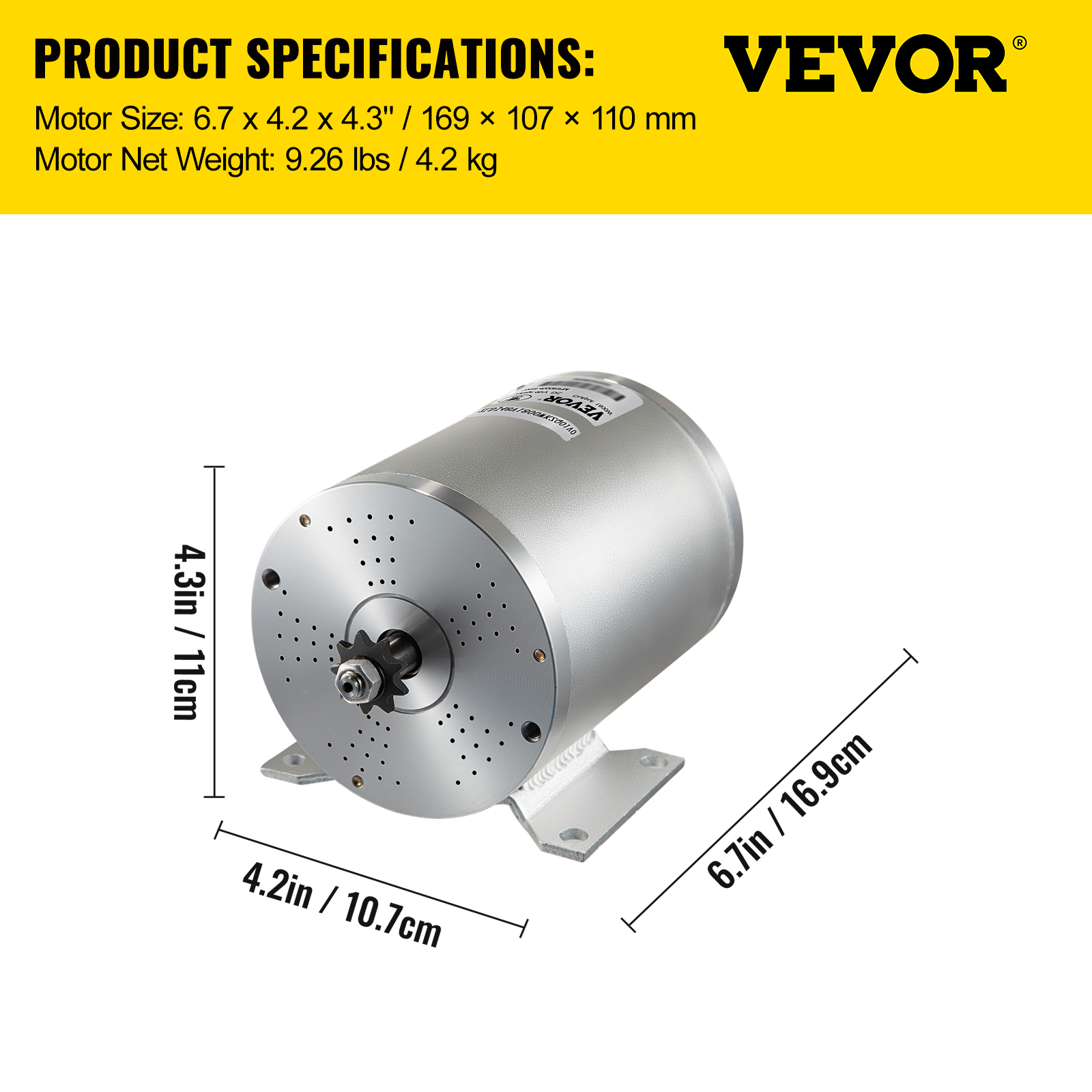 VEVOR 1800W Electric Brushless DC Motor Kit - 48V 5200rpm Brushless Motor  with 32A Speed Controller and Throttle Grip Kit for Go Karts E-bike Electric  Throttle Motorcycle Scooter - Walmart.com