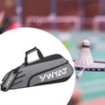 thumbnail image 6 of funtasica Badminton Racquet Bag Tennis Bag Outdoor Sports Gym Bag Large Capacity Racket Carry Bag Tennis Tote for Badminton Enthusiasts Gray Black, 6 of 8