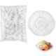 thumbnail image 1 of 100pcs Fresh Keeping Bags, Universal Cling Film Bags Elastic Plastic Food Storage Covers Bowl Lids Kitchen Supplies, 1 of 5