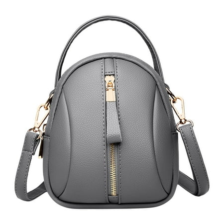 Leather Mini Small Sling Crossbody Shoulder Messenger Bag For Women Lady Girl