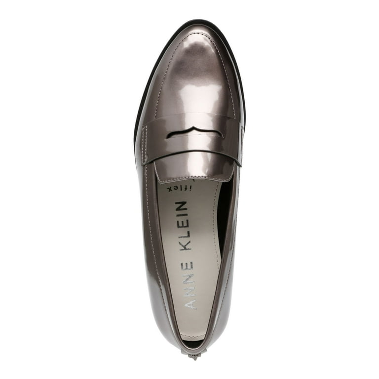 Calvin klein silver loafers cheap