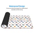 thumbnail image 4 of Pofeuu Various Rooster Print Desk Mat for Keyboard and Mouse，Computer Desk Matt for Desktop，Large Mouse Pad for Desk，Desk Pads on Top of Desks 12x31.5in, 4 of 8
