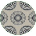thumbnail image 2 of Crescent Drive Rug Company Piazza Beige/Blue Indoor/Outdoor Area Rug, 2 of 2