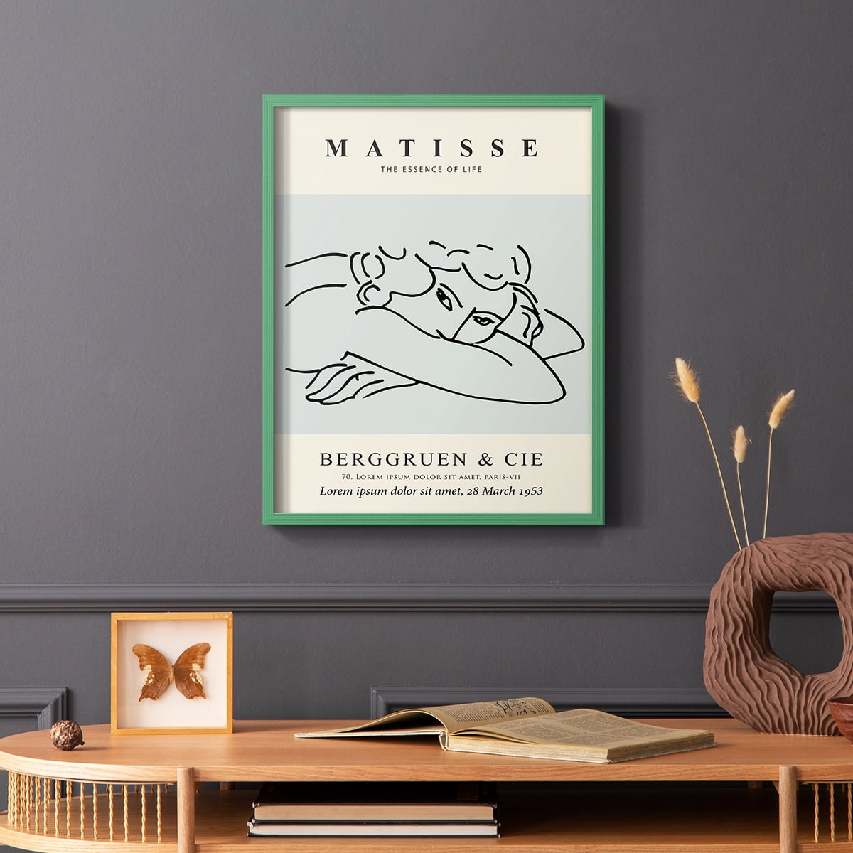 Matisse L Framed Print - Solid Wood