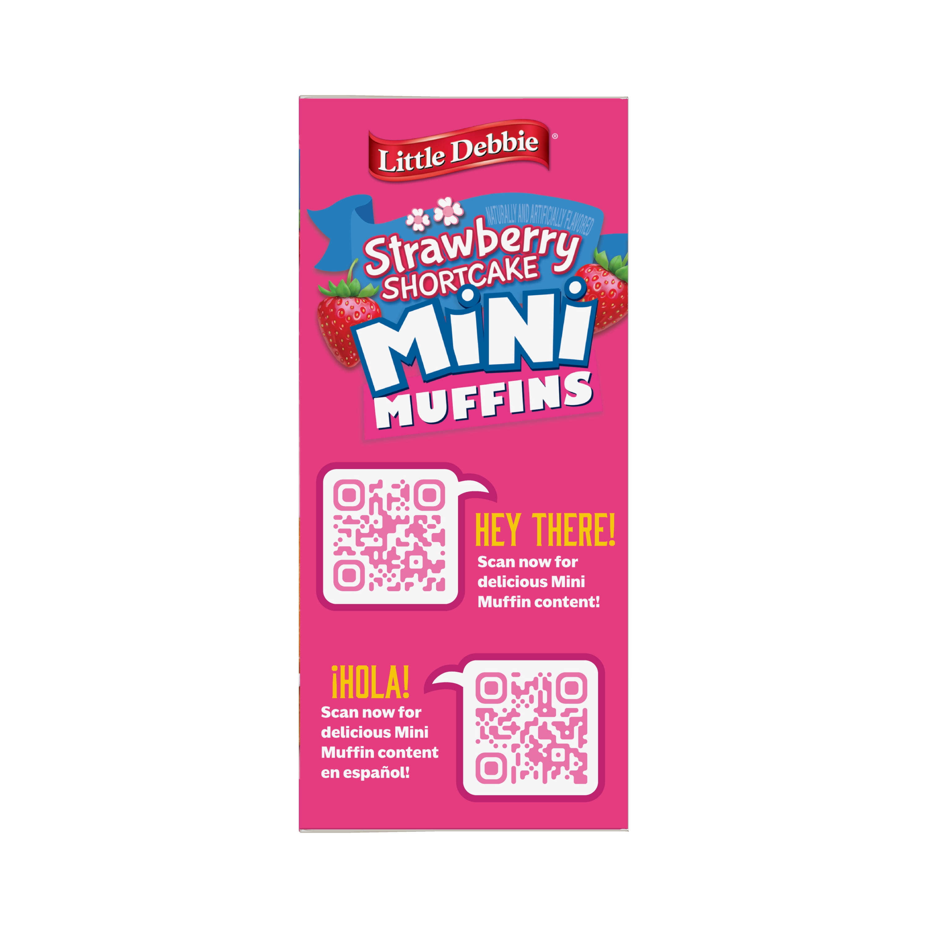 Little Debbie Mini Muffin Variety Pack Blueberry, Chocolate Chip, and Strawberry Shortcake Flavors 8 Boxes