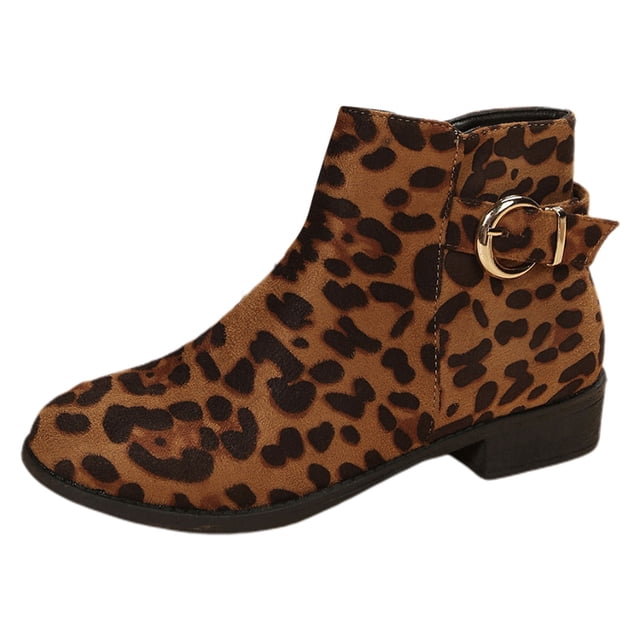 NECHOLOGY Botas Mujer Adulto Femenino Zapatos Botines mujer Botas informales para mujer, botines de moda, botas de invierno para mujer con cremallera lateral, botas (Brown, 7.5)