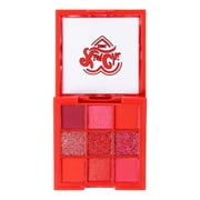 KimChiChic Beauty Jewel Collection Shadow Palette, 9 Pigmented Blendable Long Lasting Shadow Palette, Includes Jewel Stickers, Ruby