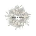 thumbnail image 4 of Kurt S. Adler Silver and Gold Champagne Rattan Wreath, 24-Inch, 4 of 5