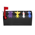thumbnail image 1 of Zufioo Pikmin Print Magnetic Mailbox Protective Cover, Suitable for Home Yard Sun Protection and Waterproof Mailbox Protective Cover Home Decoration-21x18 in, 1 of 8