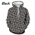thumbnail image 4 of Sudadera con capucha con estampado de laberinto en 3D para hombres y mujeres, estilo informal, de talla grande, con personalidad, estilo moderno, para hombre, 4 of 5