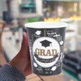 thumbnail image 3 of 1 Set 68 Pcs 2021 Graduation Party Paper Plates Paper Cups Party Paer Tableware (Black White), 3 of 7