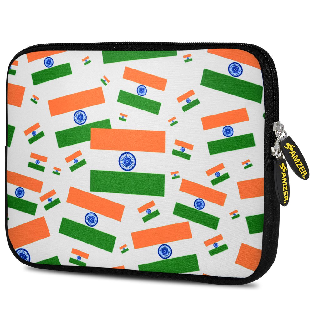 Amzer Retro Dot Boxes Design Neoprene Soft Sleeve for Up to 10.5 inch Tablet