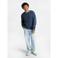 thumbnail image 2 of No Boundaries Ribbed Crewneck Sweater with Long Sleeves, Men's XS-3XL, 2 of 5