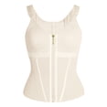 thumbnail image 7 of enyan Shapewear for Women Tummy Control Post Surgery Full Body Shaper Butt Lifter with Zipper Crotch Beige,XL, 7 of 7