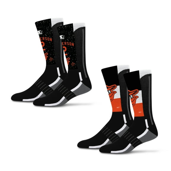 Unisex Starter Gunnar Henderson Baltimore Orioles Jersey Arch Neo Two-Piece Sock Set