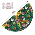 thumbnail image 3 of KLL 48" Christmas Tree Skirt Cute Tribal Leopards Xmas Tree Skirts Mat for New Year Xmas Holiday Party Indoor Outdoor Home Decoration, 3 of 7