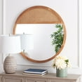 thumbnail image 2 of SAFAVIEH Derby 35.5 in. Solid Frame Mirror, Natural, 2 of 5