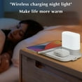 thumbnail image 1 of PEONAVET Wireless Charging Wireless Charging Atmosphere Nightlight Wireless Charger Smart Creative Bedside Multifunctional Table Lamp Home Furnishings Gift Wireless Charger, 1 of 1