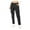 AA-Black&cargo pants women, variant on Womens Cargo Hiking Pants Casual Baggy Straight Joggers Plus Size Solid Work Trousers with Pockets, Black, XXXXL