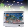 thumbnail image 1 of Luz Nocturna De Peces De Acuario, Imágenes Dinámicas En Movimiento Lámpara Sensorial Artificial Para Sala De Estar, Oficina, Ambiente Sereno En Aguas Profundas Con Peces, 1 of 7