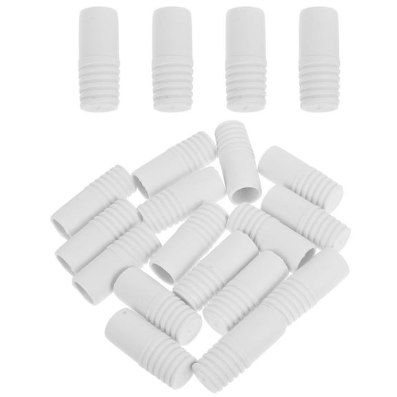 FRCOLOR  20 Pcs Ceiling Fan Cleaner Duster Broomstick Extender White