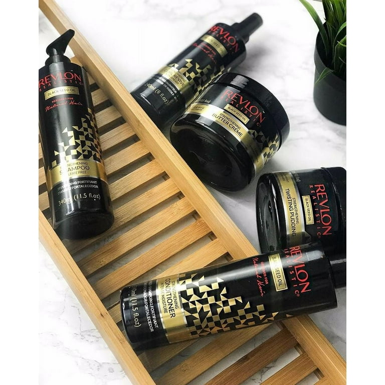 REVLON Black Seed Oil Natural Strengthening Twisting Pudding (10.1oz) REVLON Black Seed Oil Natural Strengthening Twisting Pudding (10.1oz)