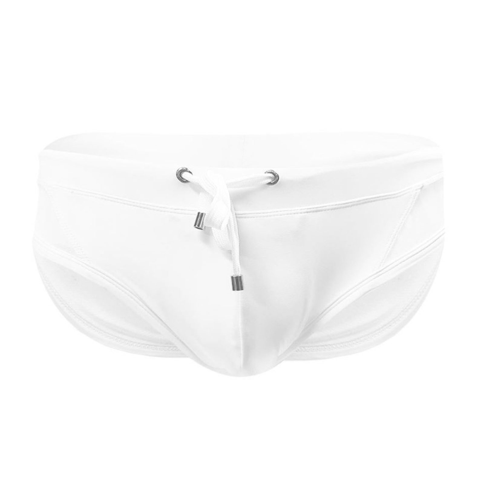 Swim Trunks Men Double Briefs Mesh Lifting Thong Mesh Breathable Double Bathing Suit