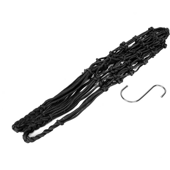 Chicken Feeding Bag, Easy Clean Chicken Vegetable String Bag For Poultry Feeding Black