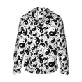 thumbnail image 3 of Uemuo Yin And Yang Pattern Women's Full Zip UPF 50+ Sun Protection Hoodie Jacket Long Sleeve Sun Shirt Hiking Outdoor Performance with Pockets-Small, 3 of 9