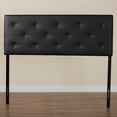 thumbnail image 4 of Baxton Studio Baltimore Faux Leather Tufted King Panel Headboard, 4 of 5
