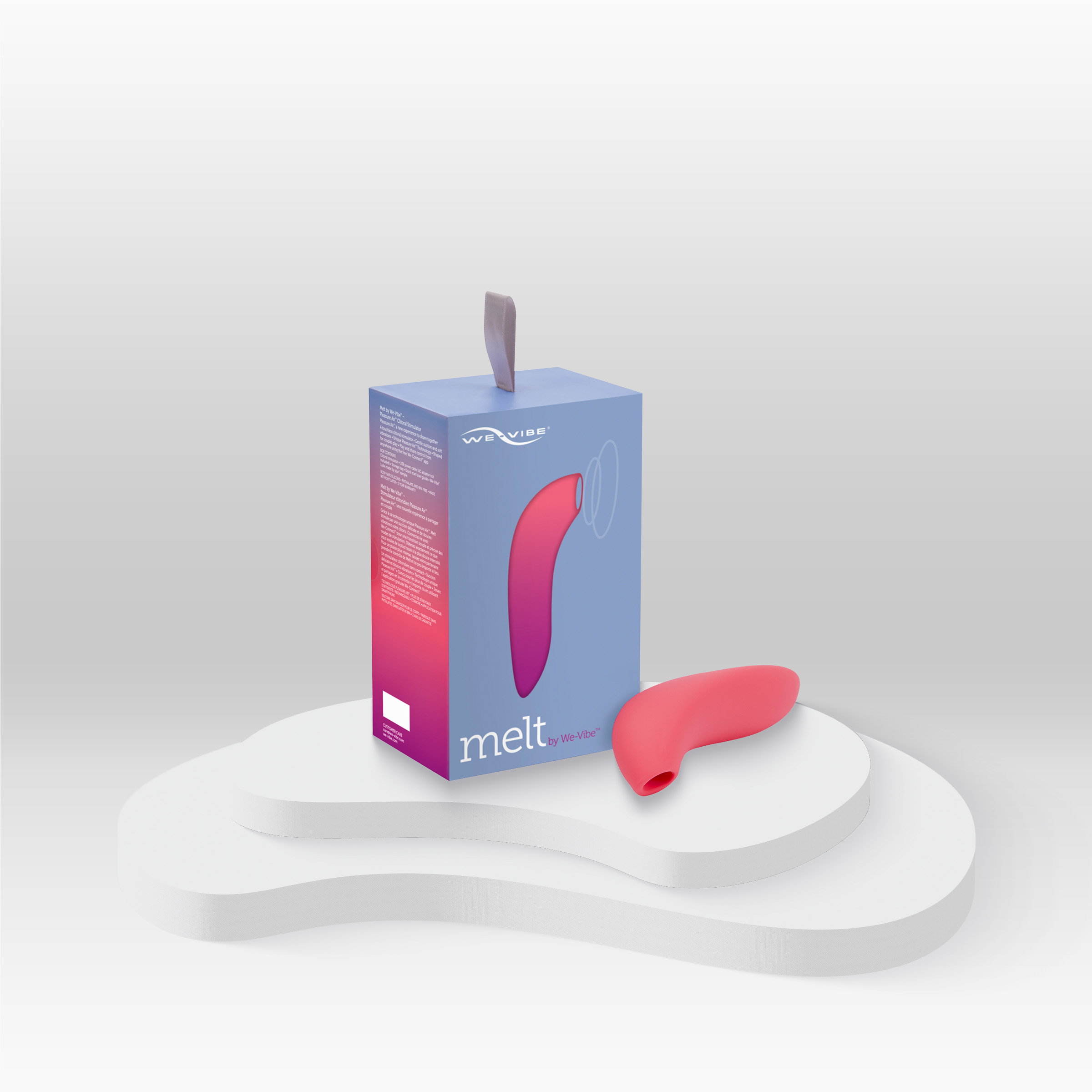 We-Vibe Melt Pleasure Air Stimulator with App, Pink - image 8 of 10