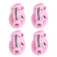 thumbnail image 1 of 4pcs Verano Transpirable Mascotas Botas para perros Sandalias de malla Zapatos para perros Zapatillas antideslizantes Suministros para mascotas (Rosa) - Tamaño 4, 1 of 5