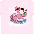 thumbnail image 4 of Inktastic I Look Totally Flamazing with Flamingo in Sunglasses Boys or Girls Toddler T-Shirt, 4 of 5