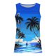 thumbnail image 4 of Camiseta sin mangas de cuello redondo para hombre, blusa informal de verano sin mangas con estampado de cuello redondo para hombre, 4 of 5
