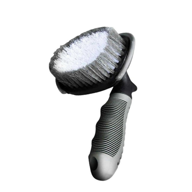 Car Wheel Brush with Straight/T-shaped Easy Cleaning Tire Hub Brush for Car Cleaning