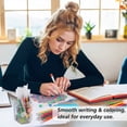 thumbnail image 2 of Rongyman 30 Colors Fine Tip Gel Pens Set, 40% More Ink Smooth Colored Gel Markers for Adult Coloring Books, Drawing, Journaling & Art Creation, 2 of 6