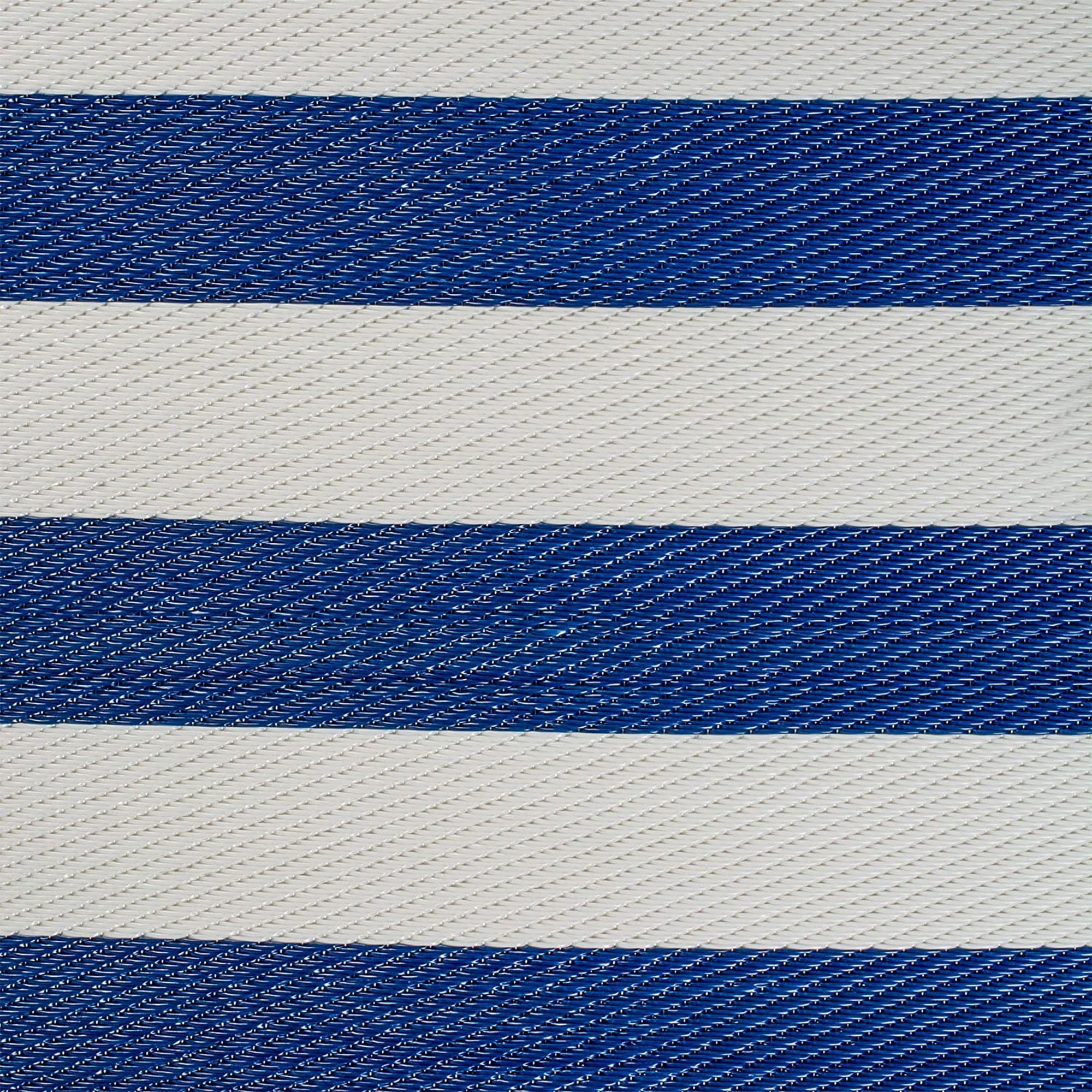 DII Navy/White Stripe Outdoor Rug