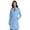 Ceil Blue, variant on Women's 34" Lab Coat, 4 Button, 3 Pocket, Red, S